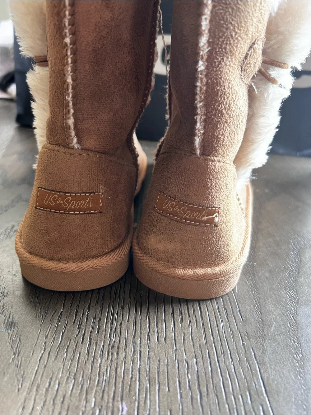 US Sports white boot soft